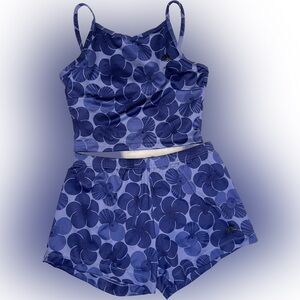 Sold Adidas Floral Tank and Shorts Set